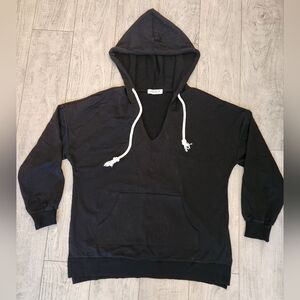 LASLULU Black Pullover Hoodie sz Medium